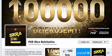 100 tysięcy fanów PGE Skry